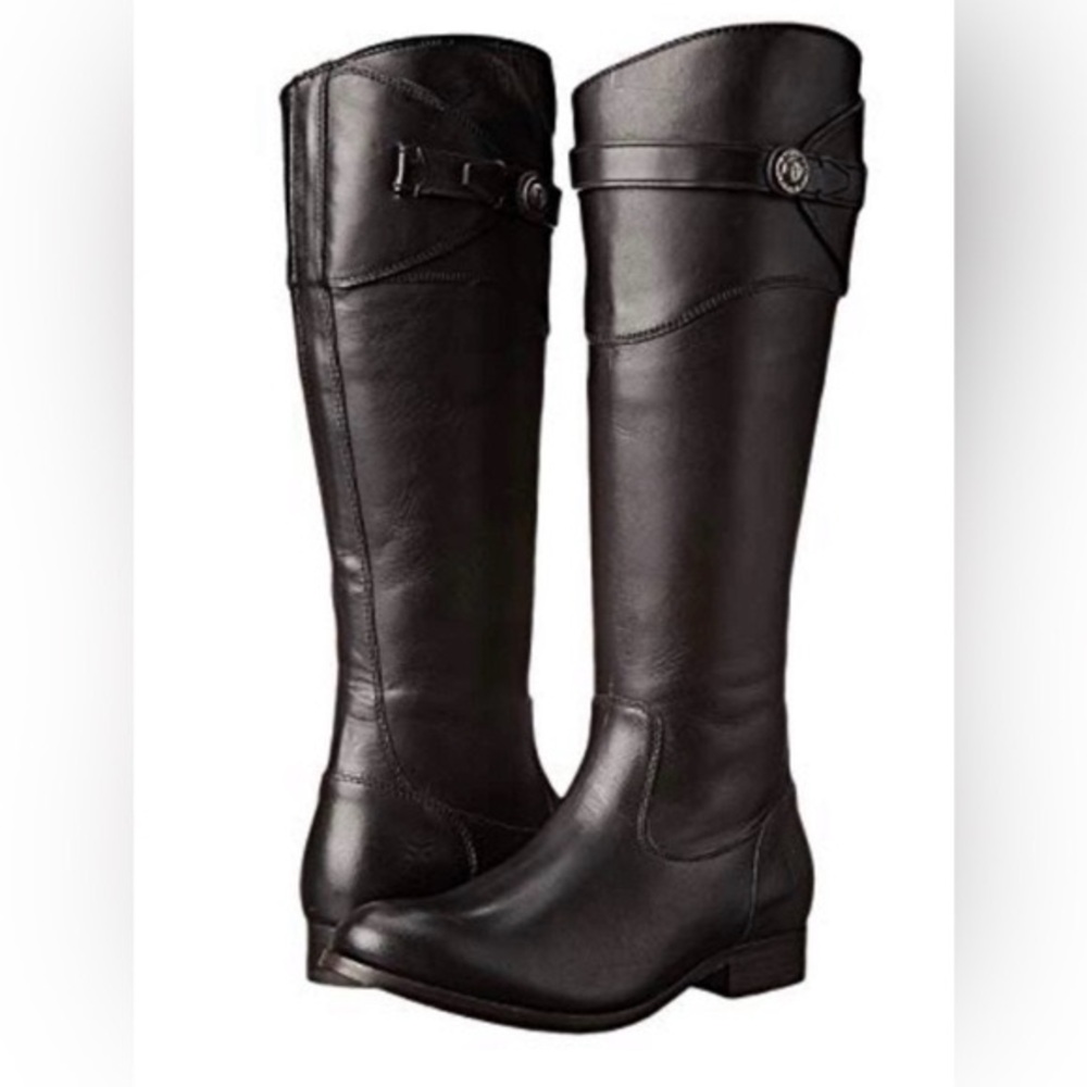 Frye Molly Black Tall Riding Boots Size 7